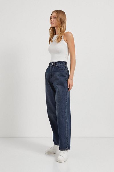 Arma Life Armalife 4208 Waist Buckle Baggy Style Women's Denim Trousers