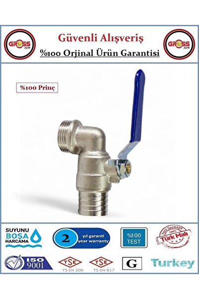 ŞENPRES Küresel Bas Vana 3/4'' - %100 Prinç - Orjinal Ürün