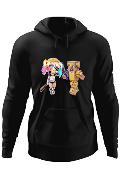 OEM Hanorac barbati Joker Harley Quinn Minecraft Gold Skin