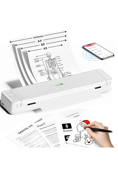 GlowforHome GlowforHome A4 portable thermal printer, wireless, Bluetooth, USB, iOS/Android compatible