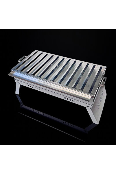 FLARTE TAŞ FIRIN FLARTE KATLANIR MANGAL YAĞ OLUKLU PASLANMAZ 25X50CM