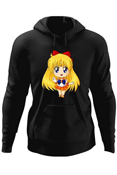 OEM Ανδρική μπλούζα Sailor Moon Venus Blue Eyes Chibi
