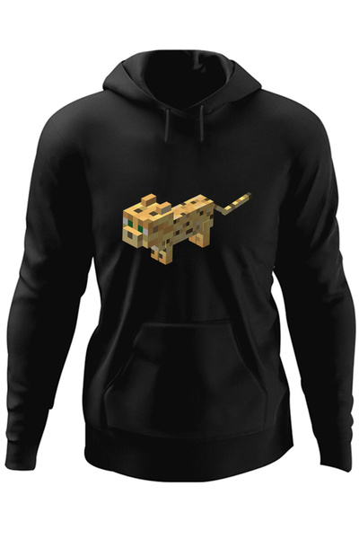 OEM Ανδρικό φούτερ Minecraft Ocelot Mob