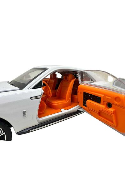 JPT Macheta Rolls Royce Spectre 1/24 replica metal cu sunete si lumini - alb