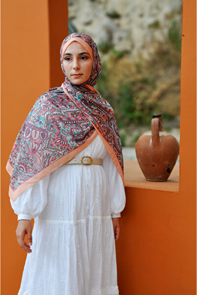 MSCARFS Lake Pattern Cotton Voile Silk Shawl