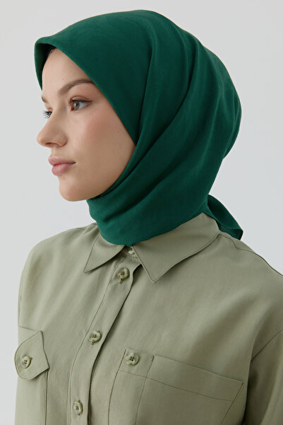 Tuğba Dalga Desen Stil Eşarp - Zümrüt