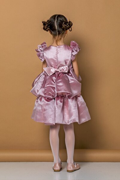 Daisy Girls Zarif ve Katlı Etek Abiye Elbise