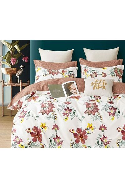 OEM Double Bed Linen Set, Finet, 6 Pieces, Multicolor, 250x230cm