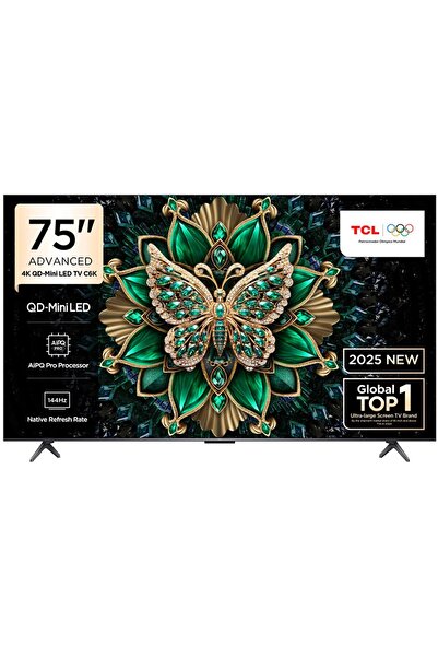 TCL 75C6K 4K UHD QD-MINILED 75" 144HZ GOOGLE TV