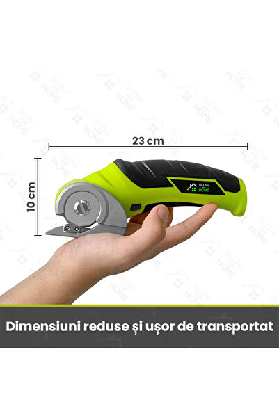GlowforHome GlowforHome universal electric scissors, mini-cutter with spare blade, 2000mAh battery