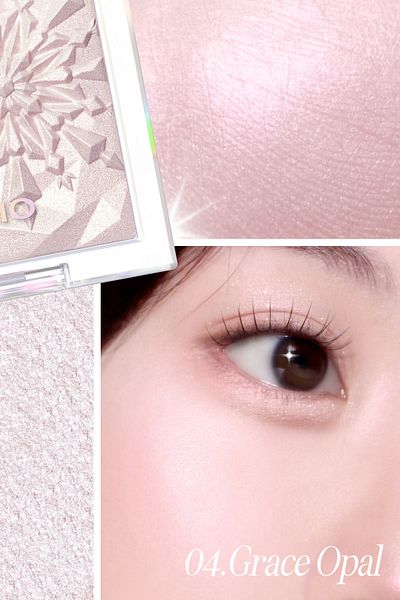 CLIO Highlighter Providing Intense Radiance with Micro Pearl Particles Prism Highlighter 04 Grace Opal
