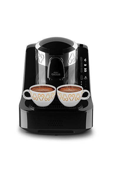 Arzum ماكينة تحضير القهوة التركية OKKA OK002، تحضير بطيء، ماء تلقائي، تنظيف ذاتي، سعة 1-2 كوب