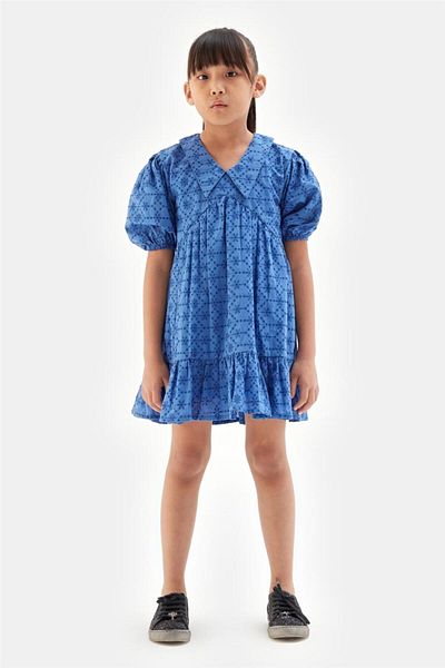 Tyess Girl Blue Dress