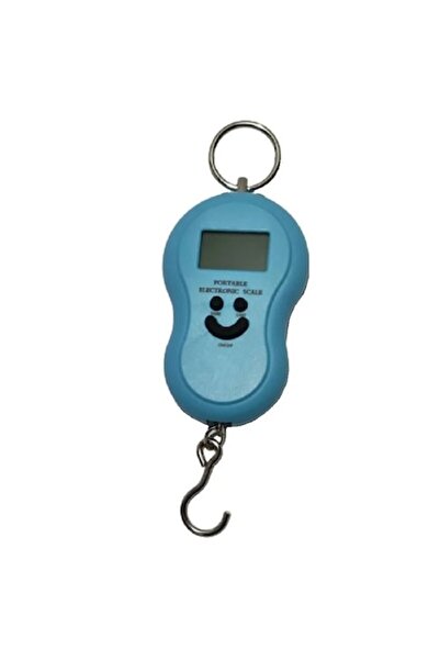 OEM Cântar electronic portabil, cu afișaj digital iluminat, albastru