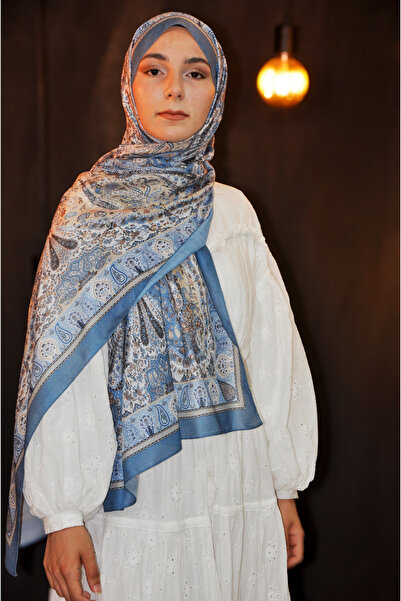 MSCARFS Ancient Pattern Cotton Voile Silk Shawl