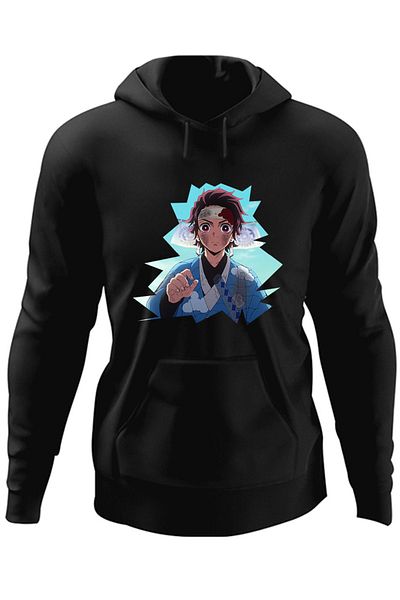 OEM Men's Hoodie Demon Slayer Tanjiro Kamado Fantasy Manga