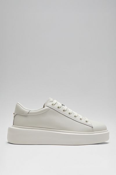 Lufian White Gage Men's Sneaker Shoes