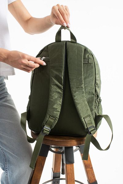 KASVA DERİ School Bag New Season Unisex Backpack Multi-Eye Water Resistant Crinkle Fabric Bag