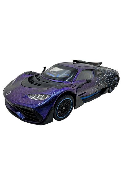 JPT Macheta Mercedes-AMG ONE 1:24, replica metalica albastru metalizat