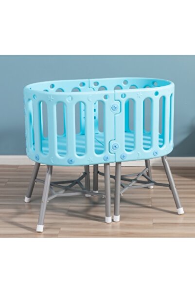 Little Mom Patut multifunctional pentru copii, 3 in 1 Little Mom Blue, cu 3 configuratii distincte, cadru din o