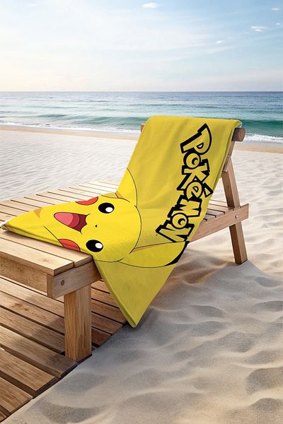 SWARIUS Adult Unisex 75X155Cm Summer Pokemon Pattern Beach Towel - Bath Towel - Sea Towel