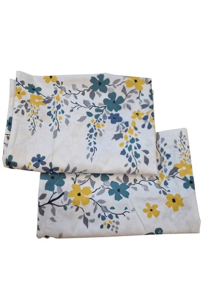 ARIALE Set 2 fețe de pernă, Flori de vară, 50x70cm, bumbac Ranforce, multicolor