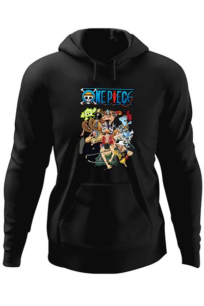 OEM Hanorac barbati One Piece Anime All Crew Gang Eiichiro Oda
