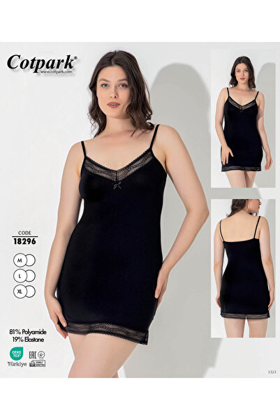 Cotpark Cămașă de noapte cu detaliu din dantelă pentru femei 18296