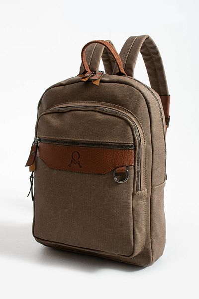 KASVA DERİ Canvas Fabric Backpack Business Bag 1St Class Quality Fabric Bag