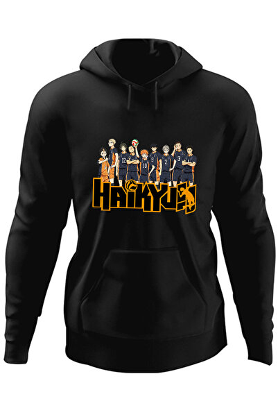 OEM Ανδρικό Φούτερ με Κουκούλα Haikyuu Hyuga Anime Haikyu!! Ομάδα Βόλεϊ