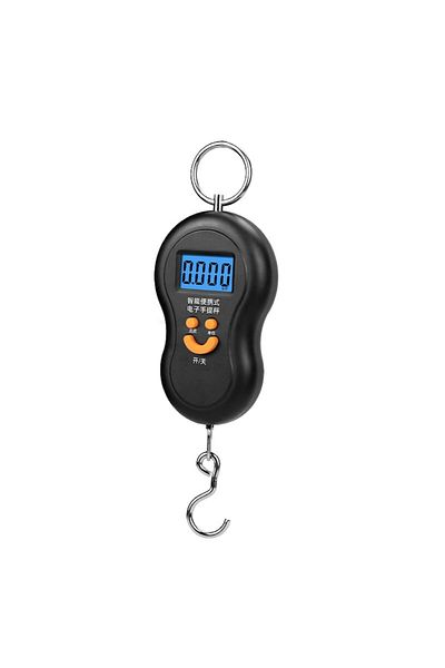 Seilylanka Electronic Hand Scale, Seilylanka, Hook, Digital Display, 50Kg, Black