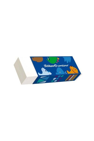 Pelikan Eraser Combino Latex, Color White, Material Latex, Dimensions 4.9x11x1.9 cm Phthalate-Free