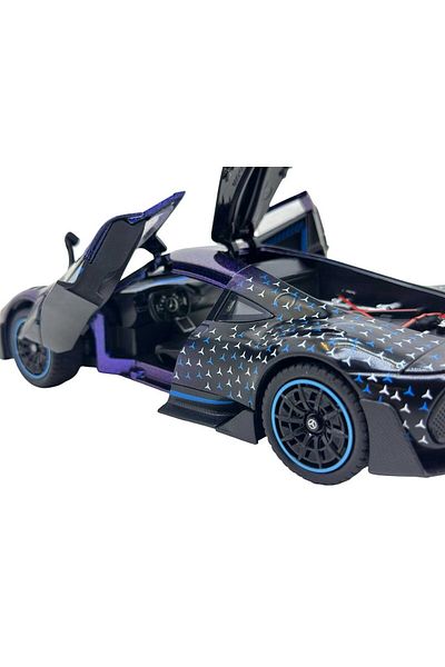 JPT Macheta Mercedes-AMG ONE 1:24, replica metalica albastru metalizat