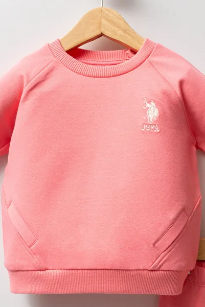 U.S. Polo Assn. Licensed Baby Girl 2 Piece Set