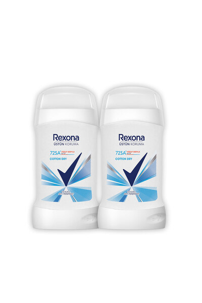 Rexona Üstün Koruma Kadın Stick Deodorant Cotton Dry 50 ml x2