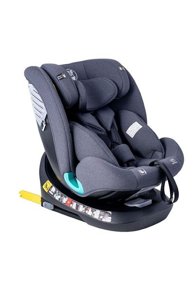 BUF BOOF Scaun Auto Saphir DELUXE BUF BOOF iSIZE Grey Isofix pozitie somn 165 grade rotativ grade 40-150 cm