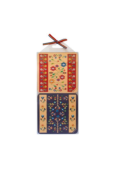 Magnetella Coasters, traditional gifts, Romanian Carpet, MB028