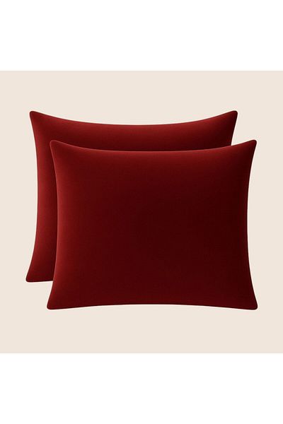 Harnicuta Set of 2 Decorative Velvet Pillows, Grey 40x40 Cm, Pdp0314_40x40