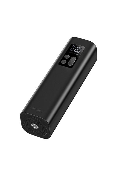 Baseus Mini compresor auto, pompă de anvelope pentru priză de brichetă, negru