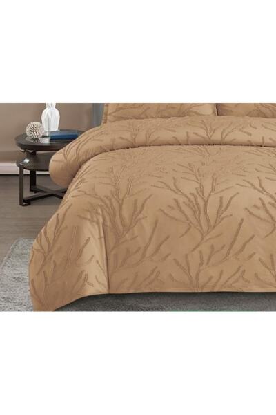 OEM Bed Linen Set, Grofat M2, Uni, 4 Pieces, Double, 230x250cm, Cappuccino