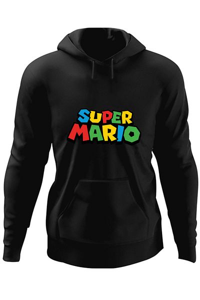 OEM Men's Hoodie Super Mario Odyssey Logo Video Game
