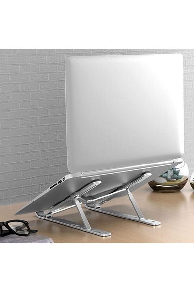 OEM Suport reglabil pentru laptop, argintiu