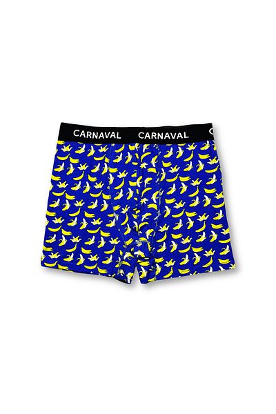 CARNAVAL SOCKS Carnaval Banana Pattern Premium Cotton Men's Boxers - Blue Color