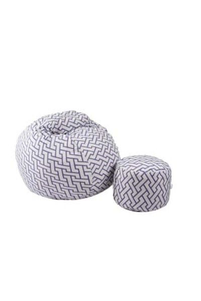 Pufrelax Set Fotoliu Matusalem cu Otoman (suport picioare), Material Textil - Zappity Purple