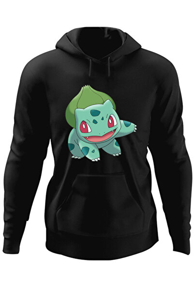 OEM Ανδρική μπλούζα φούτερ Bulbasaur Pokemon Minecraft