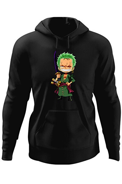 OEM Hanorac barbati Roronoa Zoro Chibi One Piece Bebe Samurai Ninja