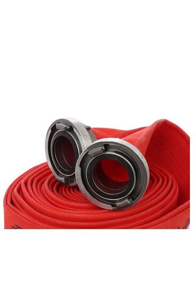 COBI SMART® Furtun pompier profesional, 30 m, 2 inch, diametru 50 mm, ROSU, capete incluse - COBI SMART®