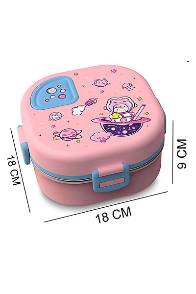 Mobcos Stainless Steel Lunch Containers 3 Compartments Lunch Box with Bowl Bento Box for Adult Kids