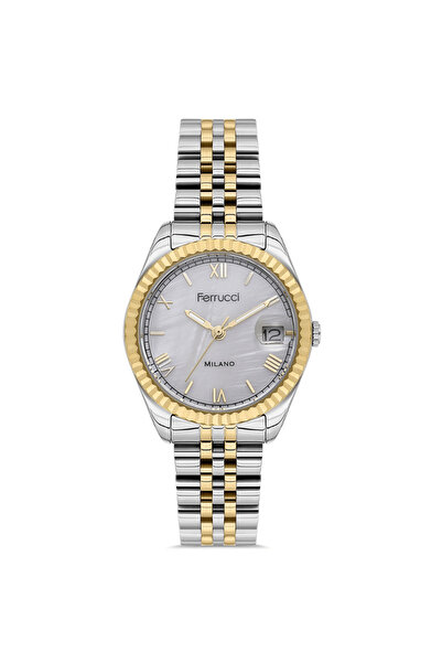Ferrucci FER.03581M.04 Çelik Kordon Kadın Kol Saati