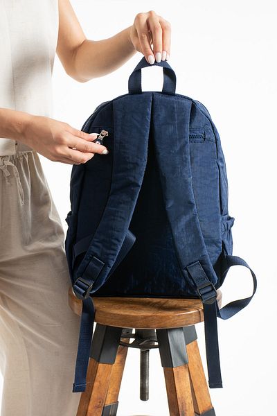 KASVA DERİ School Bag New Season Unisex Backpack Multi-Eye Water Resistant Crinkle Fabric Bag